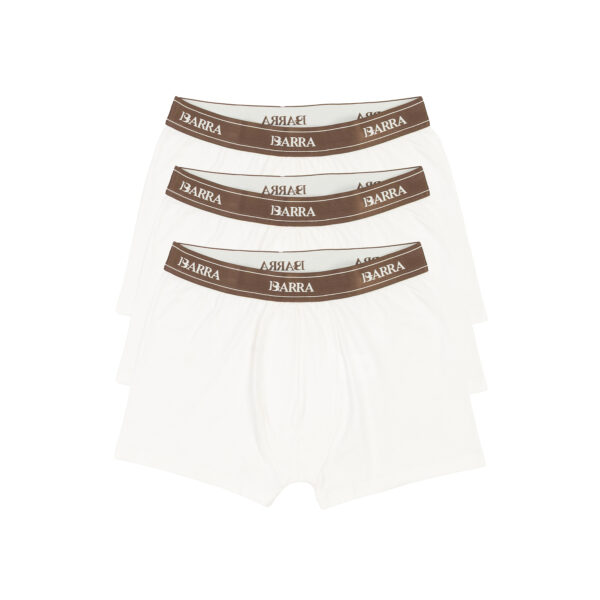 PACK-CUECA-3 PACK DE CUECAS BARRA CREW OFF WHITE