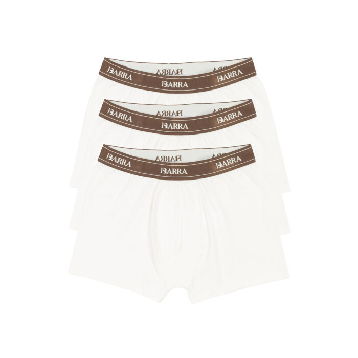 PACK DE CUECAS BARRA CREW OFF WHITE