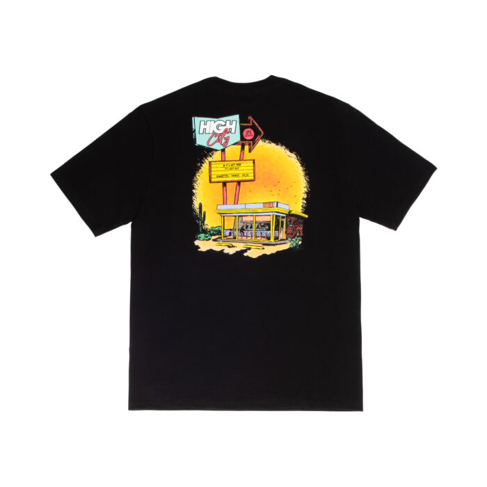 CAMISETA HIGH COMPANY CAFETERIA PRETA
