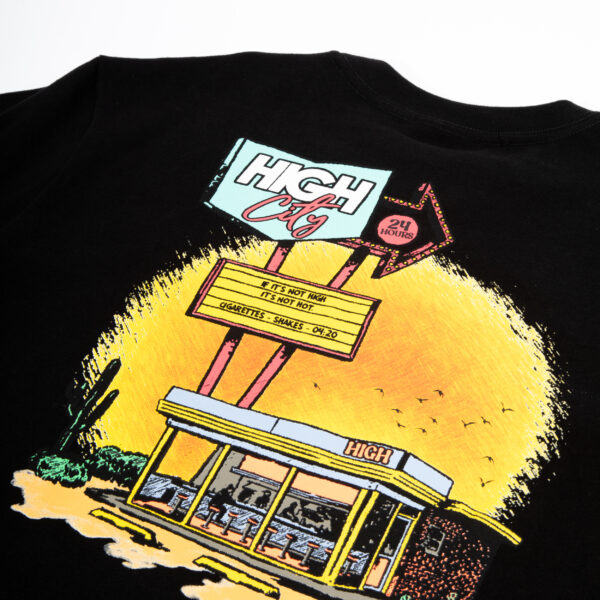 Tee_Cafeteria_Black_Detail CAMISETA HIGH COMPANY CAFETERIA PRETA