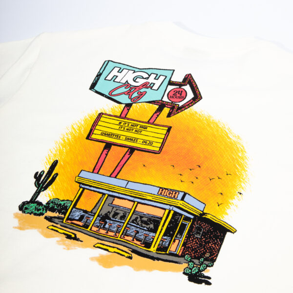 Tee_Cafeteria_White_Detail_2 CAMISETA HIGH COMPANY CAFETERIA BRANCA