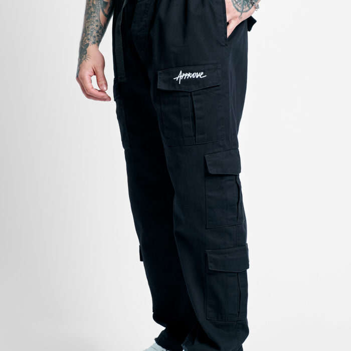 CALÇA CARGO APPROVE DESTROYED PRETA