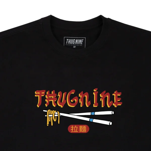 262868-4 CAMISETA THUG NINE LAMEN STORM PRETA