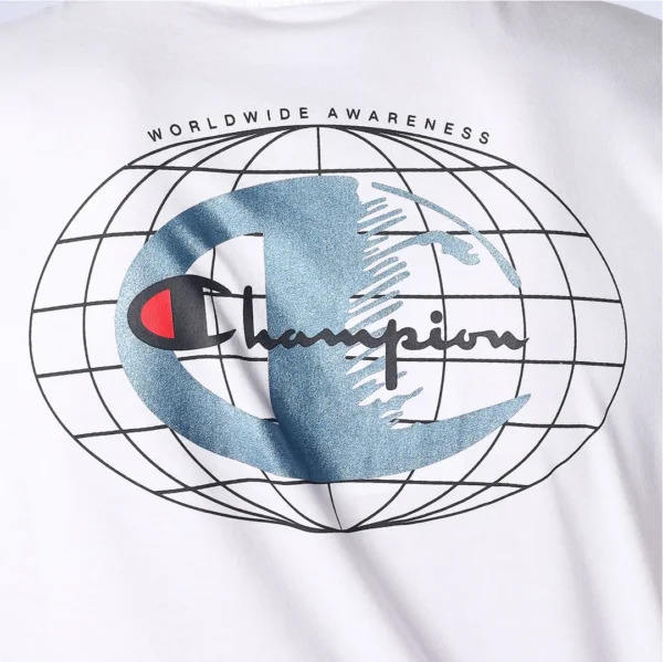 GT23B-125WWA-4-089.jpg CAMISETA CHAMPION WORLDWIDE AWARENESS BRANCA