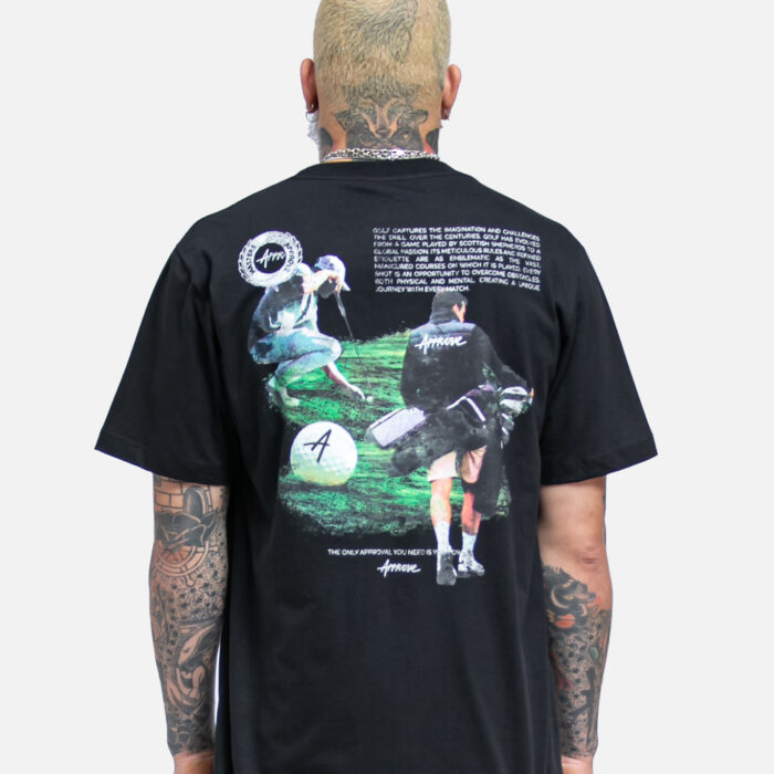 CAMISETA APPROVE BOLD APPROVE MASTER GOLF PRETA