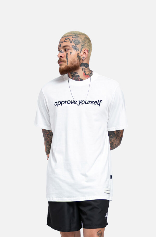 01-54 CAMISETA APPROVE BOLD APPROVE YOURSELF OFF WHITE