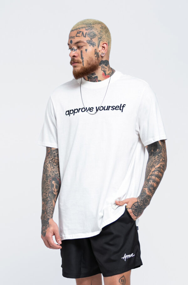 03-50 CAMISETA APPROVE BOLD APPROVE YOURSELF OFF WHITE