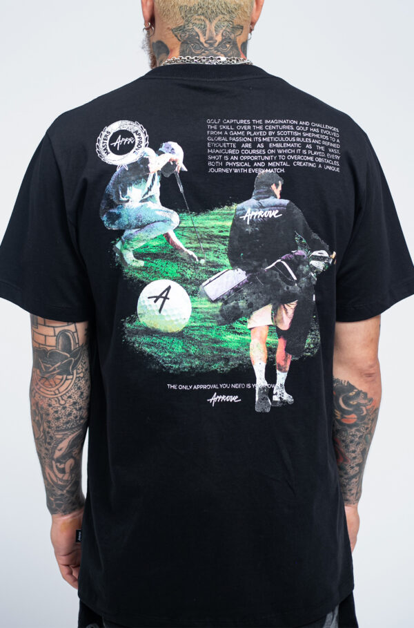 CAMISETA APPROVE BOLD APPROVE MASTER GOLF PRETA
