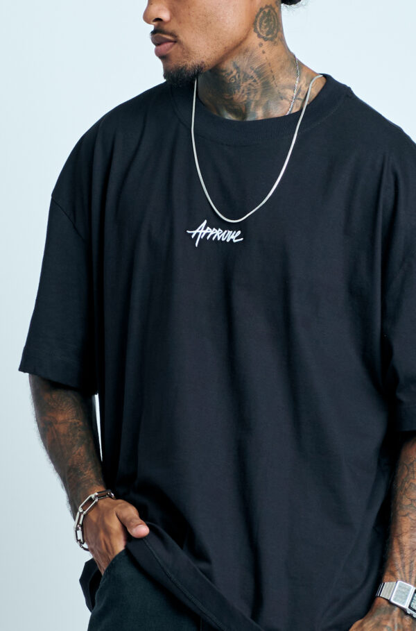 4-54 CAMISETA APPROVE OVERSIZED HOLY GRAIL PRETA