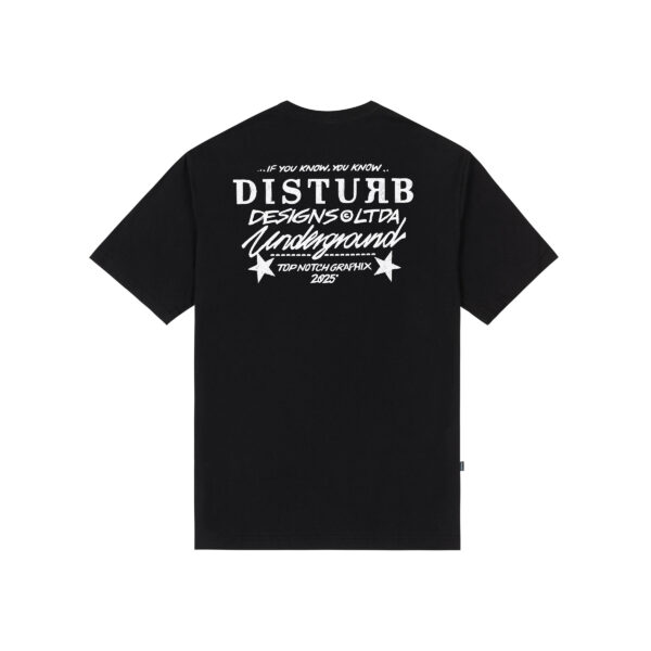 Ball Pen T-shirt in Black Back CAMISETA DISTURB BALL PEN PRETA