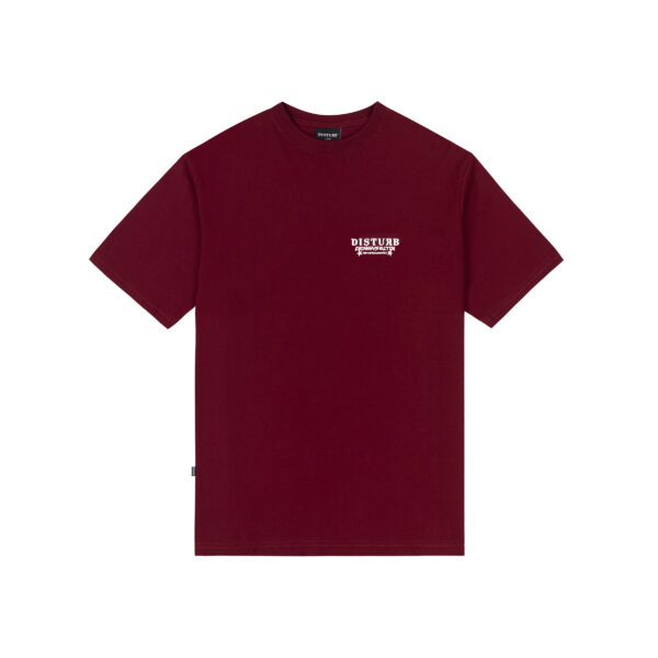 Ball Pen T-shirt in Burgundy CAMISETA DISTURB BALL PEN BORDO