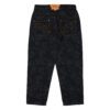 CALÇA JEANS BARRA CREW PATTERN CHITA PRETA