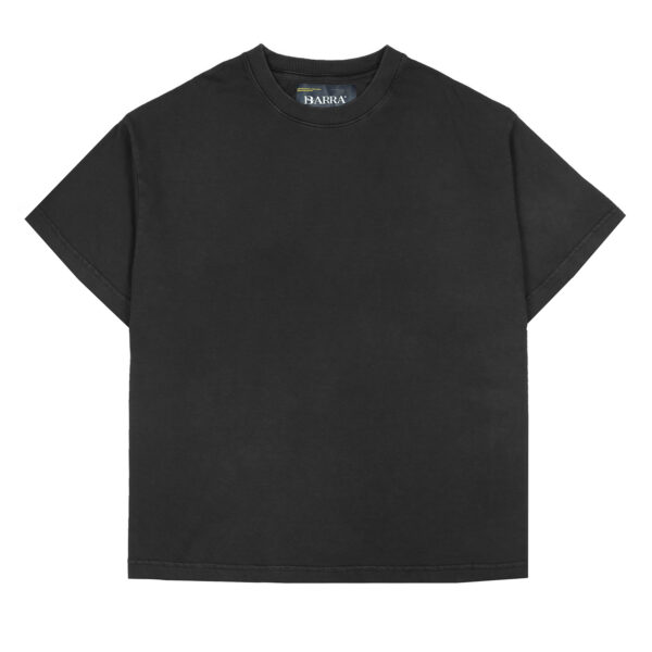 CAMISA ASSINATURA C2 FRENTE PRETA 2 CAMISETA BARRA CREW ASSINATURA PATCH ESTONADA GRAFITE