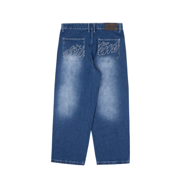 CALCA DISTURB JEANS FADED (BAGGY) AZUL