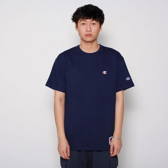 CAMISETA CHAMPION LOGO C BORDADO MARINHO