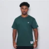CAMISETA CHAMPION LOGO C BORDADO VERDE MILITAR