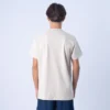 CAMISETA CHAMPION MINI SCRIPT BORDADO BEGE