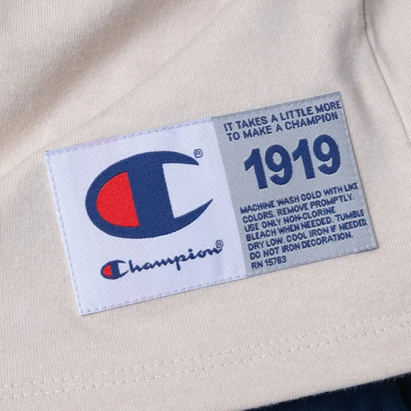 GT220B-Y06819-5-451.jpg CAMISETA CHAMPION MINI SCRIPT BORDADO BEGE