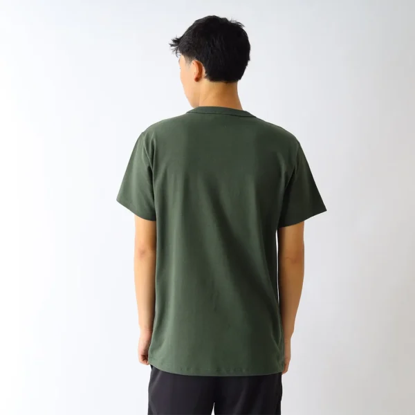 GT220B-Y08541-3-449.jpg CAMISETA CHAMPION M C CHAMPION HERITAGE VERDE MILITAR