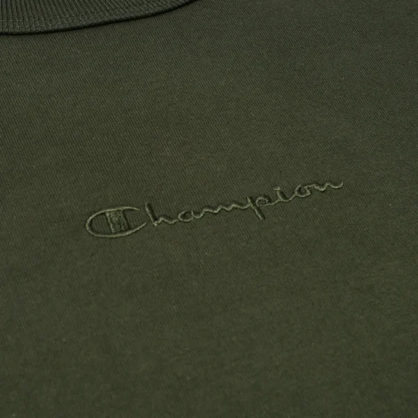 GT220B-Y08541-4-449.jpg CAMISETA CHAMPION M C CHAMPION HERITAGE VERDE MILITAR