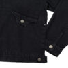 JAQUETA JEANS BARRA CREW MASCARADOS ESTONADA PRETA