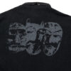 JAQUETA JEANS BARRA CREW MASCARADOS ESTONADA PRETA