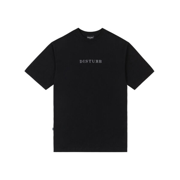Logo T-shirt in Black CAMISETA DISTURB LOGO PRETA