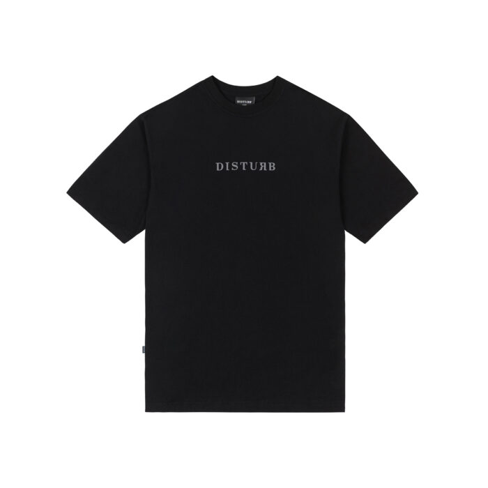 CAMISETA DISTURB LOGO PRETA
