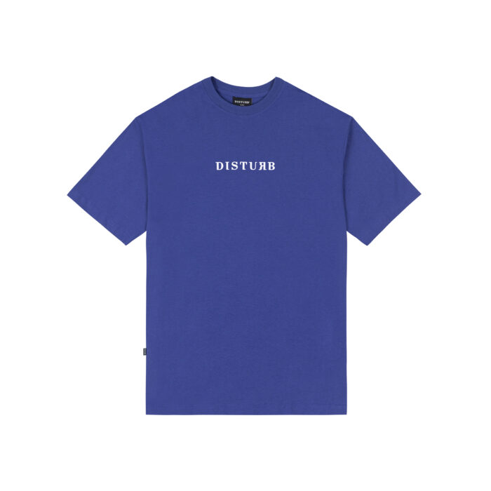 CAMISETA DISTURB LOGO AZUL