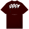 CAMISETA SUBURB COMPANY FLAG SUB BORDO