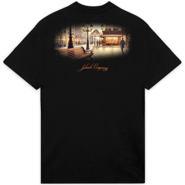 SUBURB ENTREGA S2 25 - 5555 PRETO COSTA CAMISETA SUBURB COMPANY PARIS PRETA