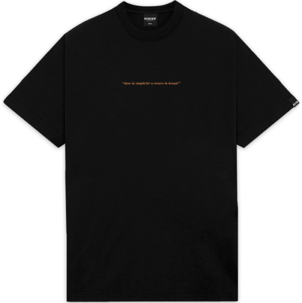 SUBURB ENTREGA S2 25 - 5555 PRETO FRENTE CAMISETA SUBURB COMPANY PARIS PRETA