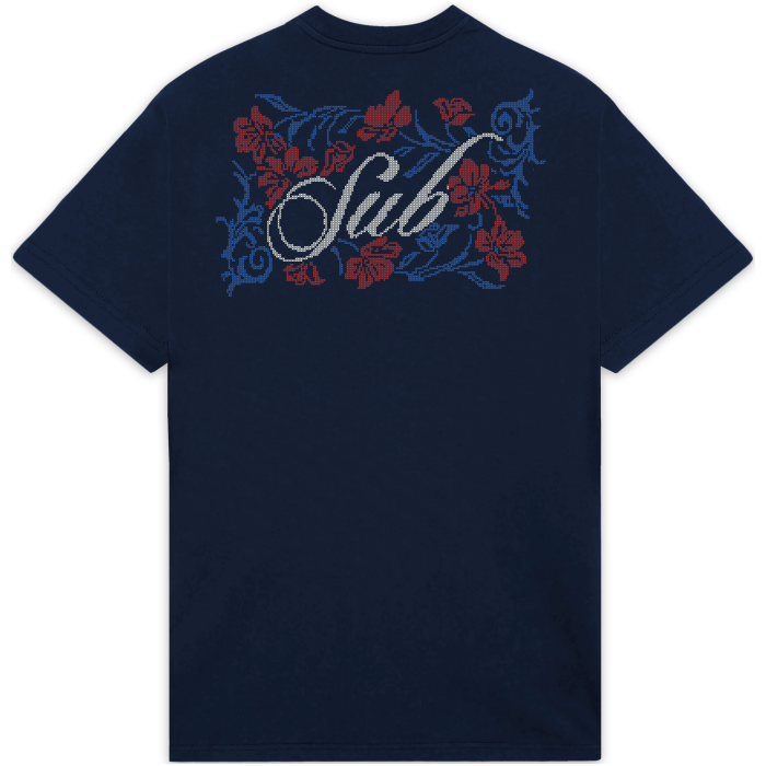 CAMISETA SUBURB COMPANY EMBROIDART MARINHO