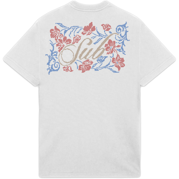 CAMISETA SUBURB COMPANY EMBROIDART OFF WHITE