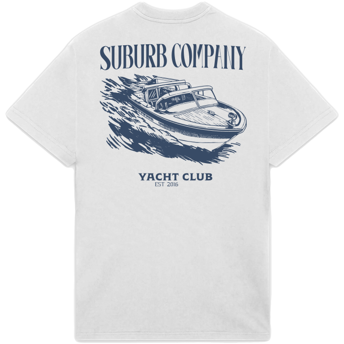 CAMISETA SUBURB COMPANY YACHT OFF WHITE