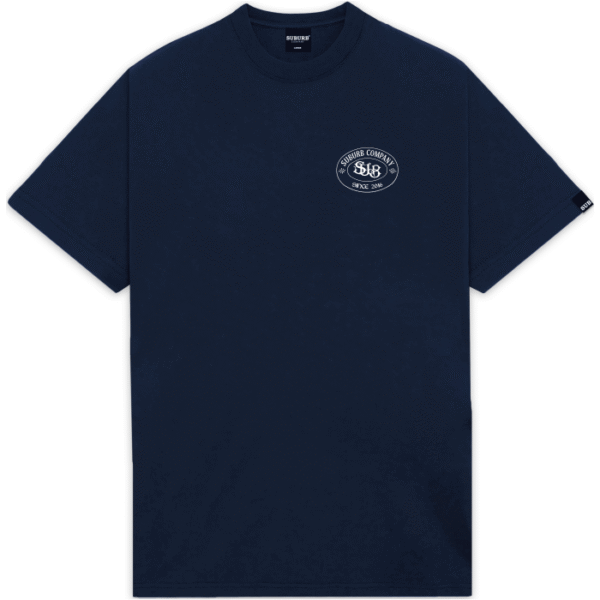 SUBURB ENTREGA S2 25 - 5558 AZUL FRENTE CAMISETA SUBURB COMPANY RESORT MARINHO