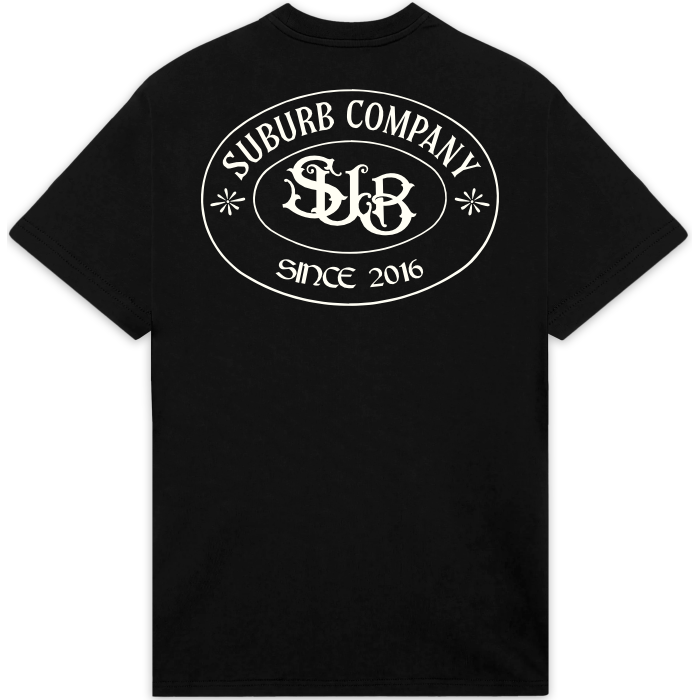 CAMISETA SUBURB COMPANY RESORT PRETA