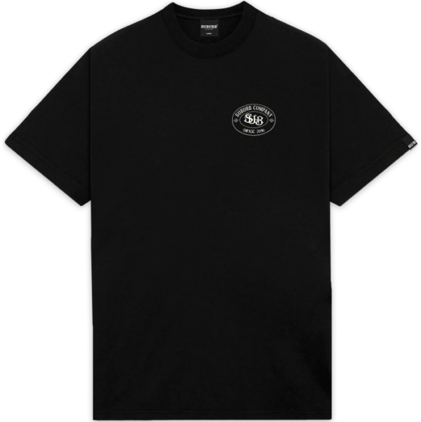 SUBURB ENTREGA S2 25 - 5558 PRETO FRENTE CAMISETA SUBURB COMPANY RESORT PRETA