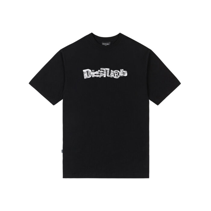 CAMISETA DISTURB SNOW CAMO PRETA