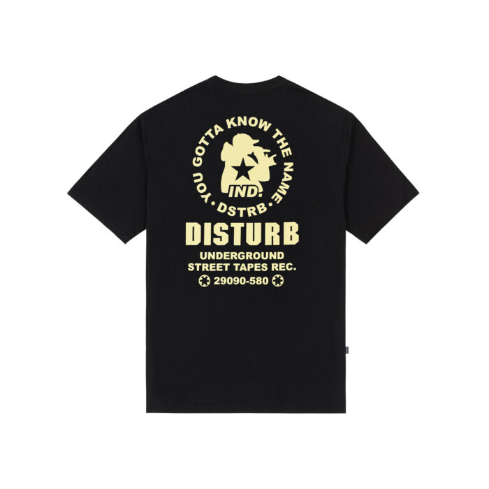 CAMISETA DISTURB STREET TAPES PRETA