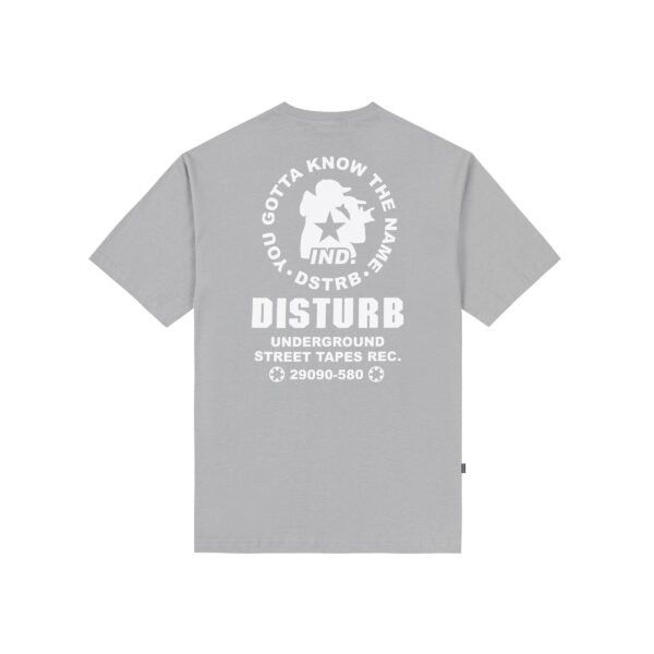 Street Tapes T-shirt in Grey back CAMISETA DISTURB STREET TAPES CINZA