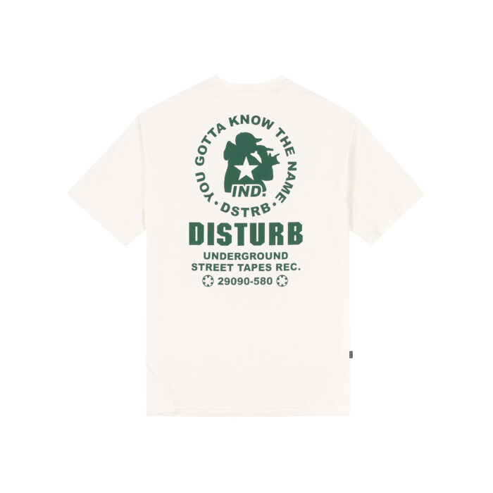 CAMISETA DISTURB STREET TAPES OFF WHITE