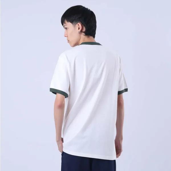 T21BL 586KRB-3-455 CAMISETA CHAMPION BICOLOR EST BRANCA/VERDE