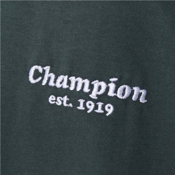 T21BL 586KRB-4-456 CAMISETA CHAMPION BICOLOR EST VERDE/BRANCA