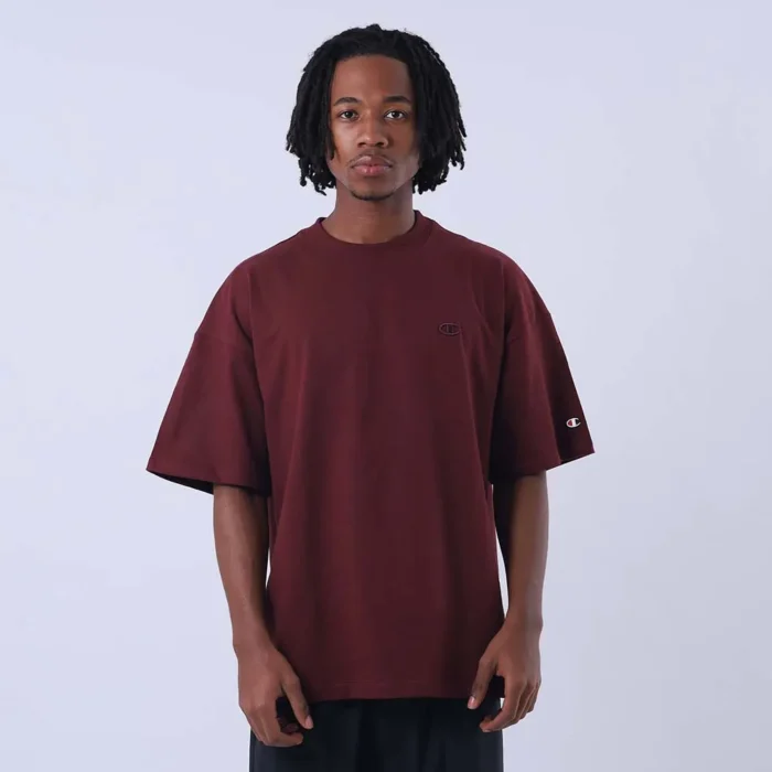 CAMISETA OVERSIZED CHAMPION C LOGO SURTON BORDO