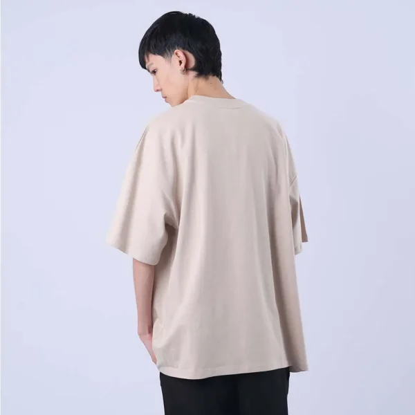 T79188B Y08541-3-451 CAMISETA OVERSIZED CHAMPION MINI SCRIPT SURTON BEGE