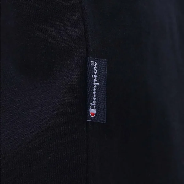 T79188B Y08541-5-009 CAMISETA OVERSIZED CHAMPION MINI SCRIPT SURTON PRETA