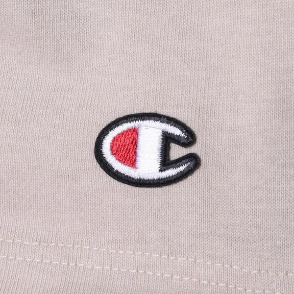 T79188B Y08541-6-451 CAMISETA OVERSIZED CHAMPION MINI SCRIPT SURTON BEGE