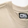 CAMISETA HIGH DROPPED BEGE