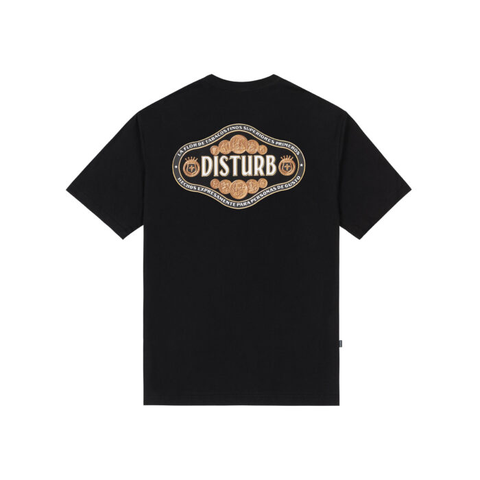 CAMISETA DISTURB TOBACCO PRETA